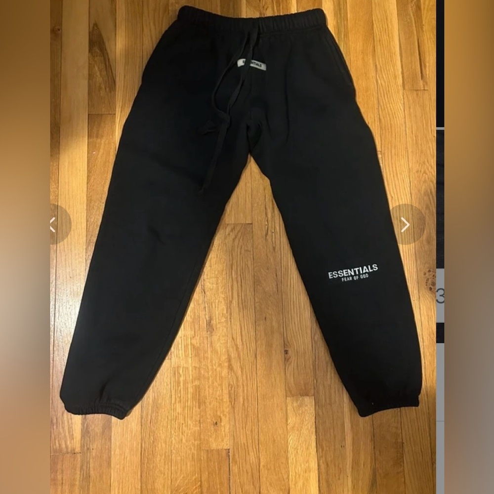 Essentials Men's Black Joggers